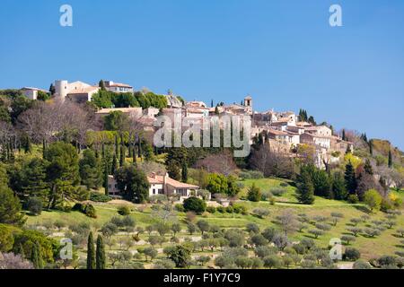 Francia, Var, Tourtour, villaggio nel cielo, etichettati Les Plus Beaux Villages de France ( i più bei villaggi di Francia) Foto Stock