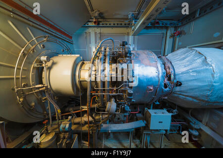 Generatore,Alaska,Power Plant,Prudhoe Bay Foto Stock