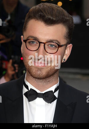 Londra, Regno Unito. 8 Settembre, 2015. 8 settembre 2015 - Sam Smith che frequentano la GQ Men of the Year Awards 2015 presso la Royal Opera House Covent Garden di Londra, Regno Unito. Credito: Stills Press/Alamy Live News Foto Stock