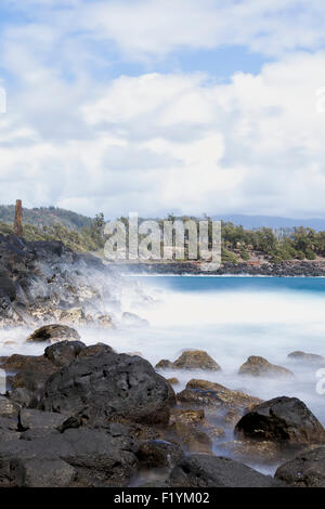 Hawaii,Kauai,Ahukini parco dello stato Foto Stock