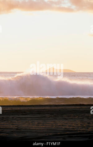 Spiaggia,nebbia,Hawaii,Kauai,Scenic,Barking Sands Foto Stock