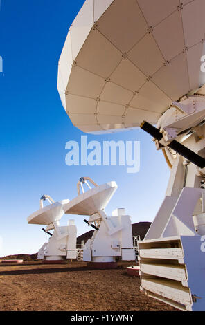 L'Array submillimetrico (SMA) a Mauna Kea Osservatorio sul Mauna Kea, Hawaii Foto Stock