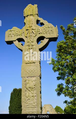 Irlanda, County Tyrone, Ardboe Croce alta. Foto Stock