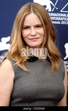 Venezia, Italia. 8 Settembre, 2015. Jennifer Jason Leigh, voce nel filmato di animazione "Anomalisa' di Charlie Kaufman,presentato a 72th Venezia Festival Internazionale del Film 8 settembre 2015; Venezia, Venezia; il Credito Credito: Ottavia Da Re/Sintesi/Alamy Live News Foto Stock