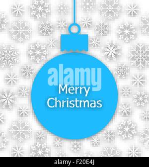 Carta di Natale della composizione, insolito biglietto di auguri Illustrazione Vettoriale