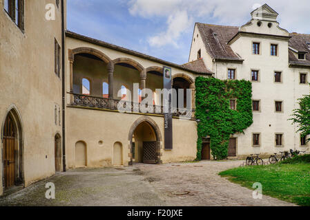 Germania, Sassonia Anhalt, Lutherstadt Wittenberg, la Lutherhaus, Lutero di residenza fino alla sua morte nel 1546, vista esterna. Foto Stock