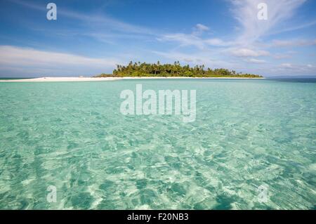 Indonesia, Maluku provincia, Est Seram, Koon isola, laguna Foto Stock