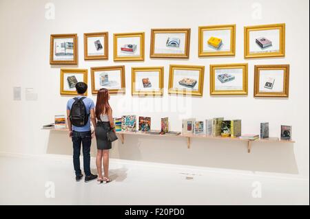 Singapore, Singapore Art Museum, scaffale da Torlarp Laroensook Foto Stock