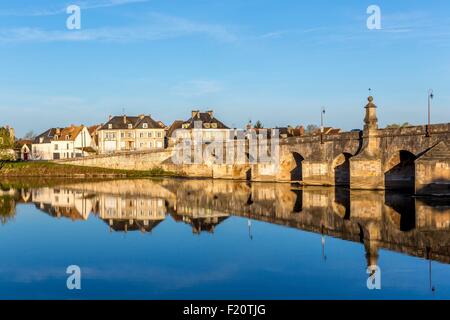 Francia, Nièvre, La Charite sur Loire Foto Stock