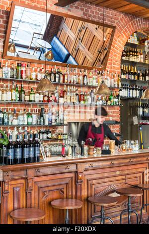 L'Italia, Lombardia, Milano, zona Navigli, ristorante Rebelot del Pont Foto Stock