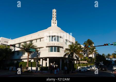 Stati Uniti, Florida, Miami Beach, South Beach, Collins Avenue, Essex House Hotel Foto Stock