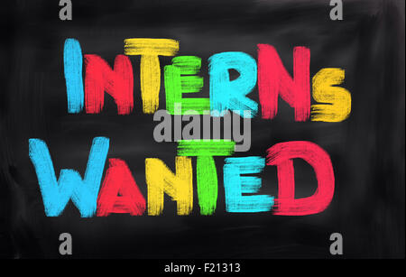 Offerta di stage Concept Foto Stock