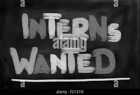 Offerta di stage Concept Foto Stock