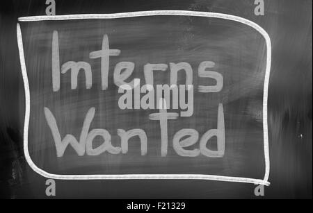 Offerta di stage Concept Foto Stock