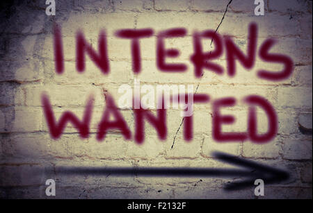 Offerta di stage Concept Foto Stock