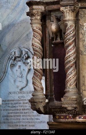 L'Italia, Lazio, Roma, centro storico elencati come patrimonio mondiale dall' UNESCO, Aracoeli Foto Stock