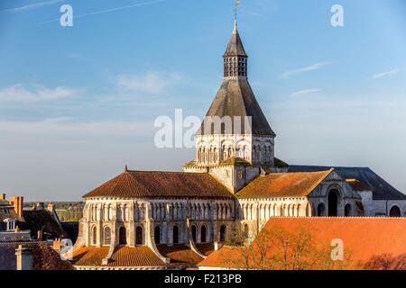 Francia, Nièvre, La Charite sur Loire, alla chiesa di Notre Dame Foto Stock