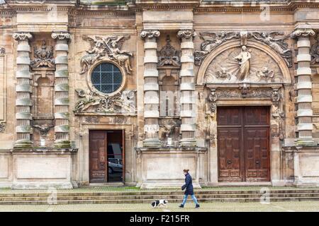 Francia, Seine Maritime, Le Havre, centro città elencati come patrimonio mondiale dall'UNESCO, la cattedrale di Notre Dame de Grace risalente agli inizi del secolo XVII, ma gravemente danneggiato durante la Seconda Guerra Mondiale Foto Stock