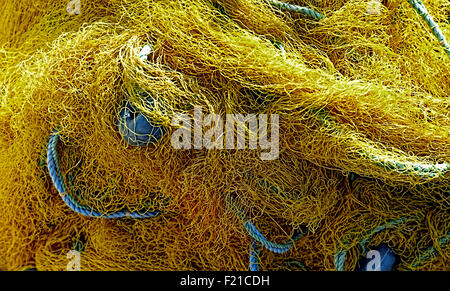 Immagine ravvicinata di pescatori del net Foto Stock