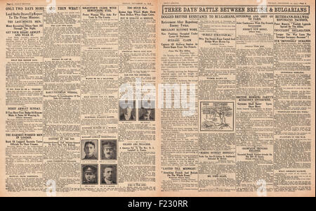 1915 Daily Sketch nuove reclute per l'esercito britannico Foto Stock