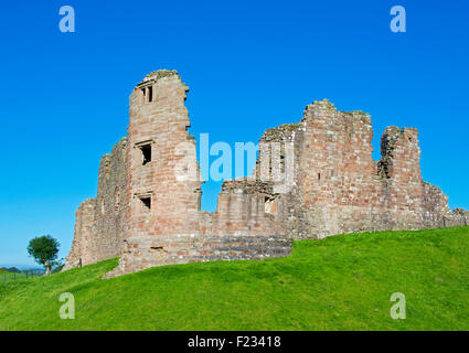 Rovine del Castello di Brough, Cumbria, England Regno Unito Foto Stock