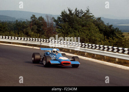 Jonny Servoz Gavin, Matra MS7 racing in F2 class, Nurburgring, 1969 GP di Germania Foto Stock