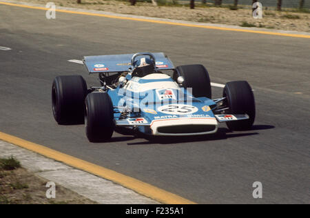 Jean Pierre Beltoise in una Matra MS120, finito 3rd, GP belga di Spa Francorchamps 1970 Foto Stock