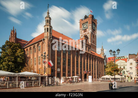 Pomeriggio estivo a Torun città vecchia, Kujawsko-pomorskie, Polonia. UNESCO - Sito Patrimonio dell'umanità. Foto Stock