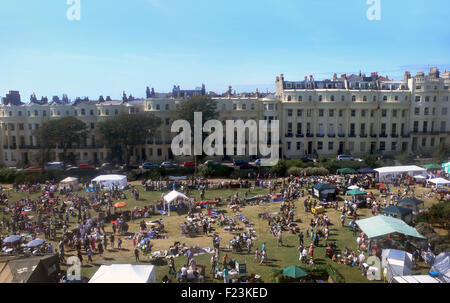 Festival di Brunswick, Brunswick Square, Agosto. Hove. Brighton e Hove, Inghilterra Foto Stock