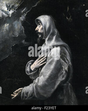 El Greco - San Francesco in estasi Foto Stock