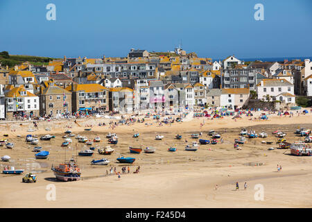 St Ives in Cornovaglia, UK. Foto Stock