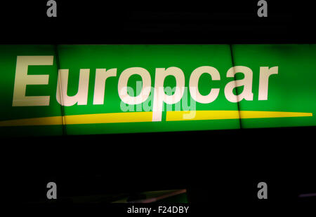 Markenname: 'Europcar', Dezember 2013, Berlino. Foto Stock