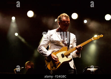 Gary Kemp degli Spandau Ballet a Newmarket notti 2015 Foto Stock