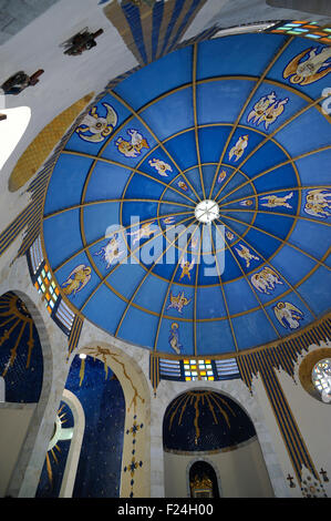 (Catedral de Nuestra Senora de la Soledad) o (Cattedrale di Acapulco) sullo Zocalo (town square) Acapulco, Messico. Foto Stock