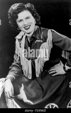 PATSY CLINE (1932-1963) foto promozionale della cantante americana circa 1957 Foto Stock