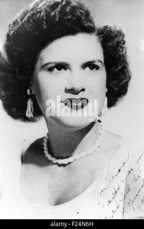 PATSY CLINE (1932-1963) foto promozionale della cantante americana circa 1958 Foto Stock