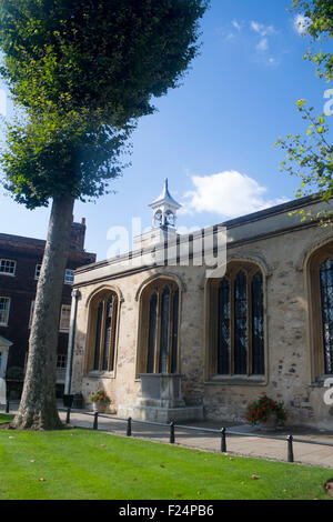 Cappella Reale di San Pietro ad Vincula Torre di Londra Inghilterra REGNO UNITO Foto Stock