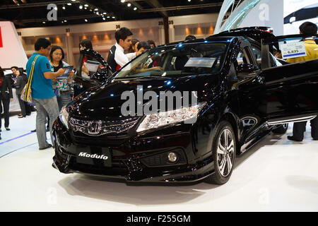 BANGKOK - MARZO 30 : Honda Civic car e il modulo sul display al trentacinquesimo Bangkok International Motor Show 2014 Foto Stock