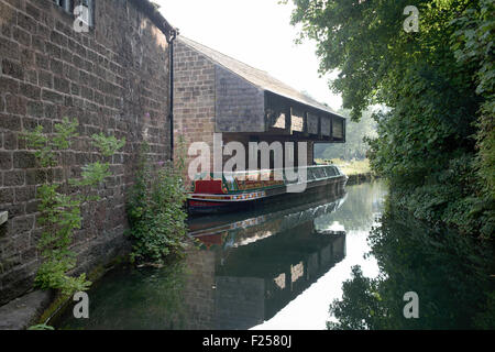 Cromford Canal ,Cromford Derbyshire ,UK. Foto Stock