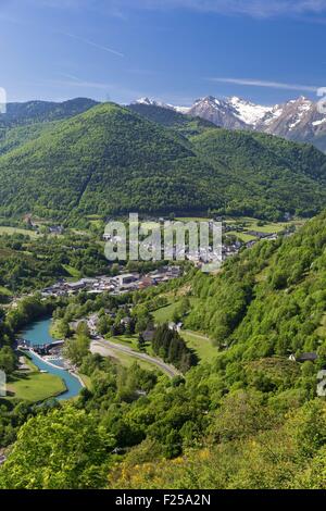 Francia, Hautes Pirenei Arreau, Aure valley Foto Stock