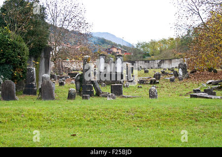 Vecchio Cimitero Ebraico, Nova Gorica - Slovenia Foto Stock