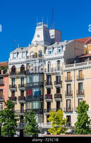 Spagna, Madrid, Plaza de Oriente Foto Stock