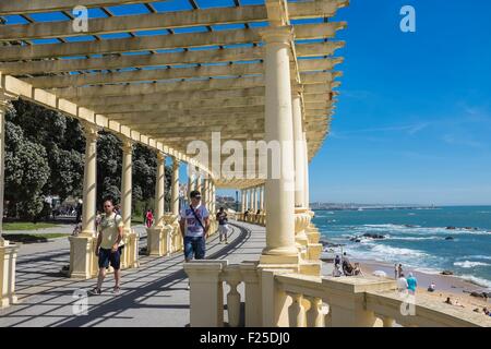 Il Portogallo, regione nord, Porto, Foz do Douro lungomare Foto Stock