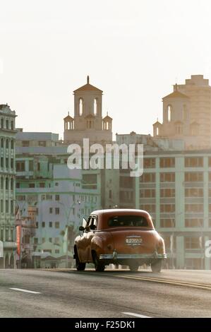 Cuba, La Habana, Malecon, Habana Centro distretto Foto Stock