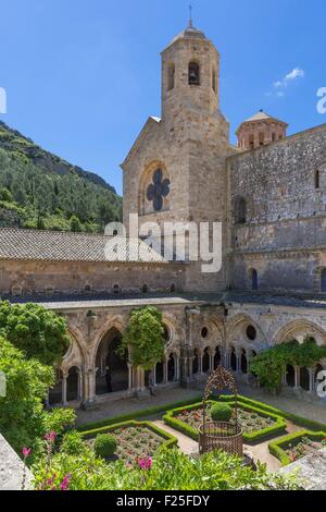 Francia, Aude, Narbonne, Abbazia di Fontfroide Foto Stock