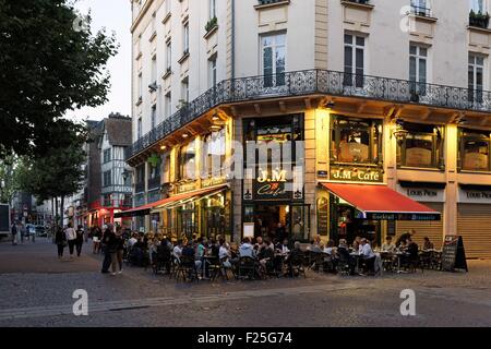 Francia, Seine Maritime, Rouen, place du Vieux Marche Foto Stock