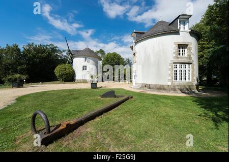 Francia, Morbihan, Lorient, il mulino nel recinto della East India Company Foto Stock