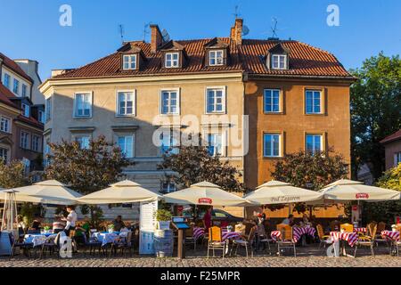 La Polonia, regione Mazovia, Varsavia, distretto di Stare Miasto, Old Town elencati come patrimonio mondiale dall' UNESCO Foto Stock