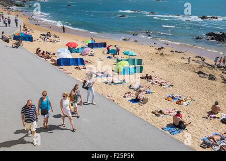 Il Portogallo, regione nord, Porto, Foz do Douro lungomare Foto Stock