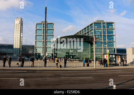 Berliner Hauptbahnhof, Berlino. Foto Stock